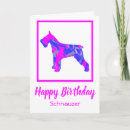 Search for miniature schnauzer birthday cards Cute