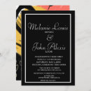 Recherche de colorful mariage invitations Moderne