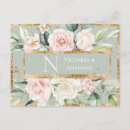 Search for gold floral name cards Greenery