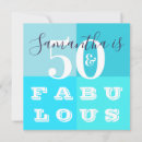 Search for teal 50th birthday invitations Trendy