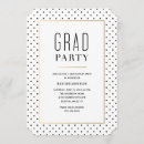 Search for chic graduation invitations Black
