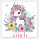 Search for fantasy girl stickers Unicorn