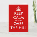 Search for over the hill 40th birthday cards Funny