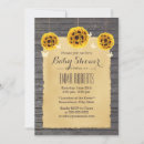 Search for sunflower and butterfly invitations Rustic