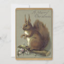 Search for squirrel christmas cards Retro