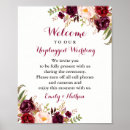 Search for burgundy floral wedding signs Red