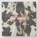 Search for cowhide coasters Black