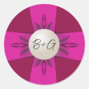 Search for pearl wedding stickers Pink