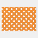 Search for orange white pattern gift wrap Geometric