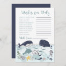 Recherche de hippocampe bleu invitations Mother to be