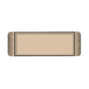 Search for blank gold return address labels Floral