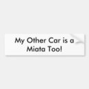 Search for mazda bumper stickers Miata