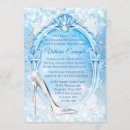 Search for glass slipper invitations Cinderella