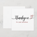 Search for for your purchase thank you cards Customer