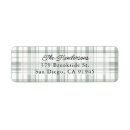 Search for flannel return address labels Plaid