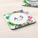 Search for palm leaf coasters Greenery