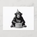 Recherche de singes vœux cartes Chimpanzé