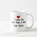 Search for love you more than mugs Heart