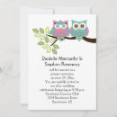 Search for owl wedding invitations Whimsical