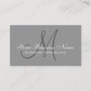 Search for monogram logo business cards Initial