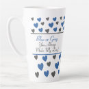 Search for blue heart mugs Elegant