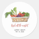 Search for fresh vegetables stickers Rustic