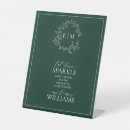 Search for emerald green wedding signs Calligraphy