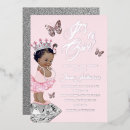 Search for african american princess baby shower invitations Silver