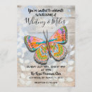 Search for green butterflies wedding invitations Boho