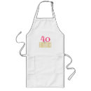 Search for 40 and fabulous aprons Pink