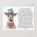 Recherche de lama drôle cartes postales Capricieux