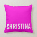 Recherche de hot pink throw pillows Rose
