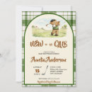 Search for golf baby shower invitations Preppy