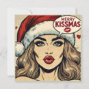 Search for mrs claus christmas cards Kiss