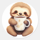 Search for morning humor stickers Sloth