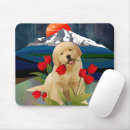 Search for golden retriever mousepads Flowers