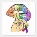 Search for rainbow lips stickers Pride