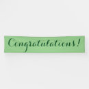 Search for green graduation banners Simple