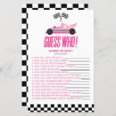 Search for baby shower mom or dad games Guess who