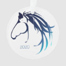 Search for horse head ornaments Blue