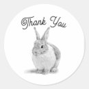 Search for cute rabbit drawing stickers Vintage