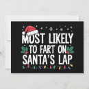 Search for fart christmas cards Santa