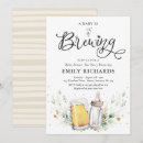 Recherche de bière verte invitations Un bébé brasse