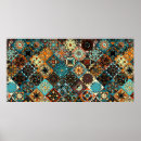 Recherche de motif arabe posters Design domestique