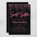 Search for girly trend invitations Glitter