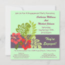 Search for tropical engagement party invitations Flowers