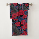Search for dark rose bath towels Gothic