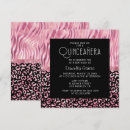 Search for pink leopard invitations Elegant