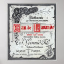 Search for vintage french perfume posters France