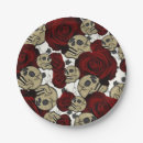 Search for skull and roses plates Elegant